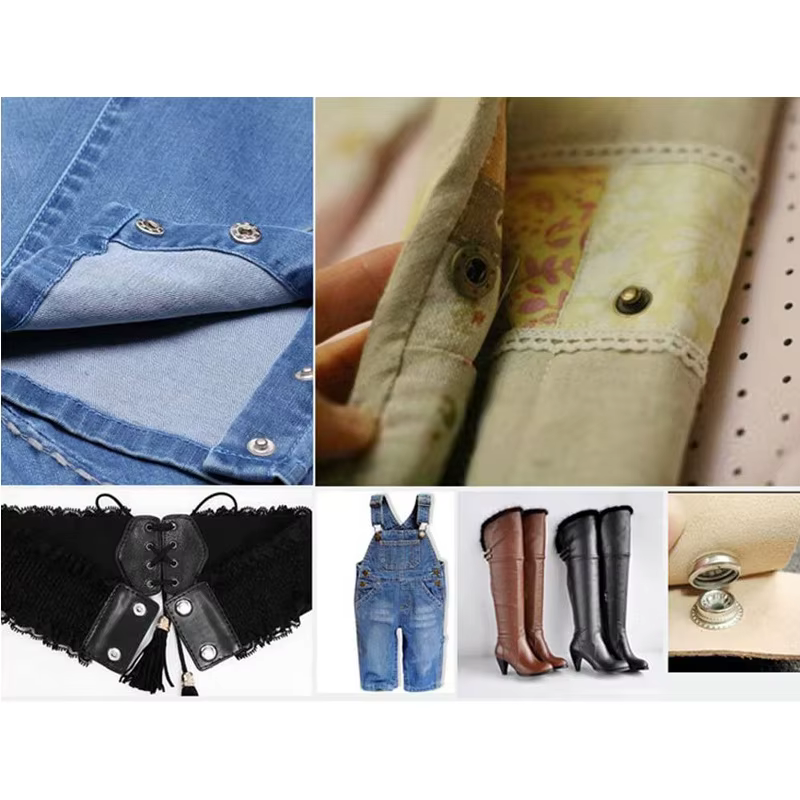 Kit de fixations à pression 12.5mm boutons à pression en métal pour vêtements sac artisanal chaussures col ceinture jean ajustement parfait bouton de réglage bricolage tailleur