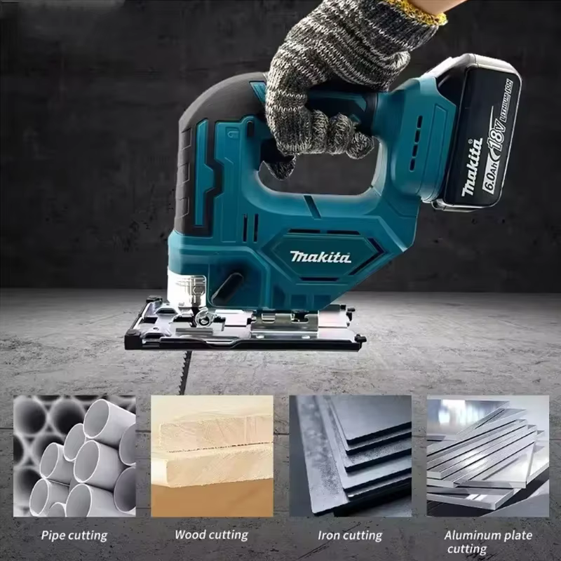 Scie sauteuse électrique sans fil Makita DJV182Z 340W avec lame