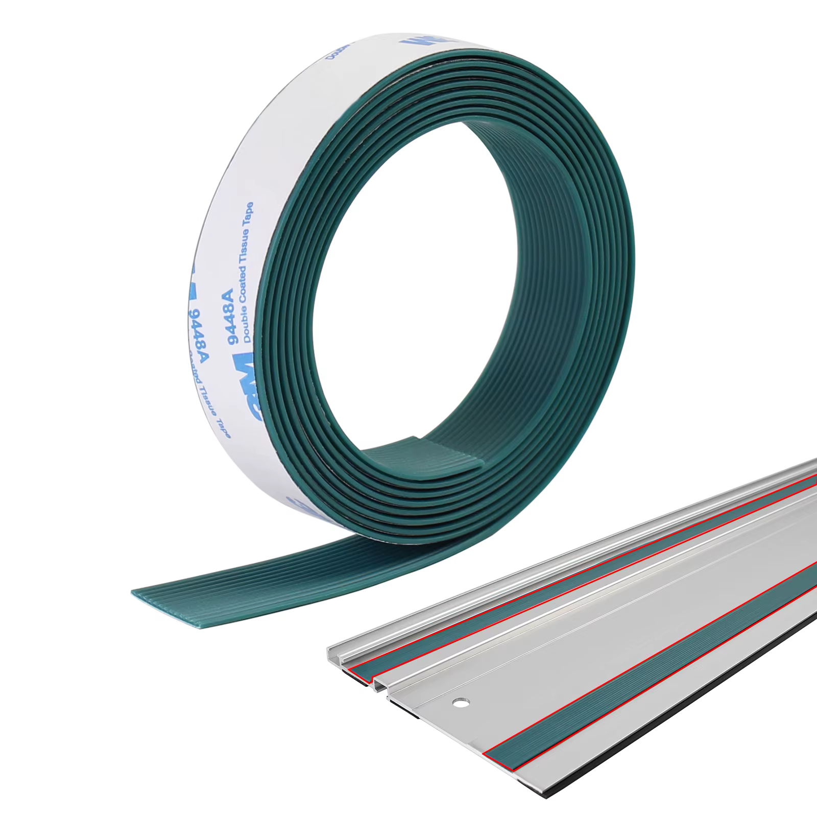 Rail de guidage coulissant en plastique de 2 mètres, bande coulissante de remplacement pour Makita, accessoire d'outil de scie circulaire et coulissante, 1 pièce