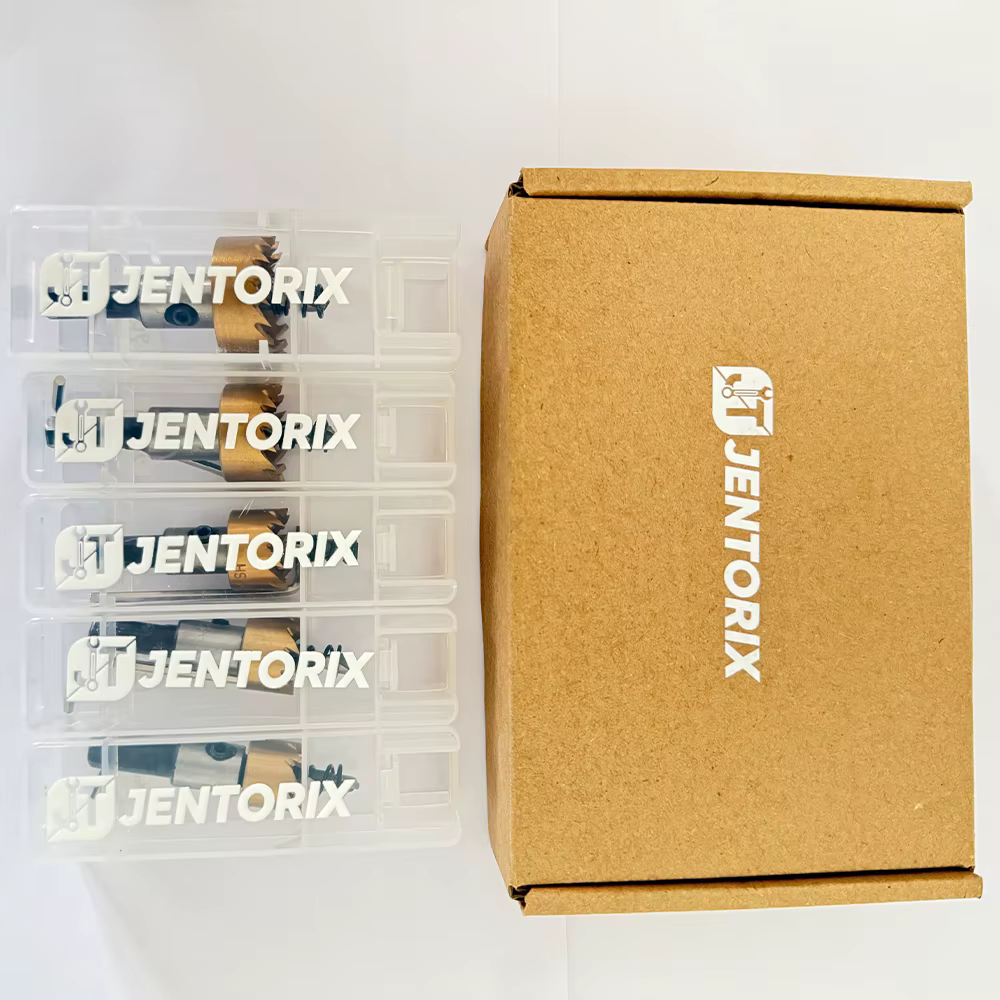 JENTORIX 5 pièces, ouvre-trou en acier rapide de 16-30 mm