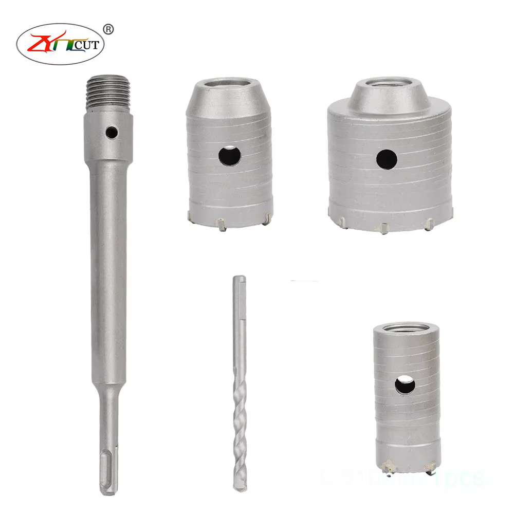 Jeu de forets à percussion SDS Plus 30-160 mm pour murs
