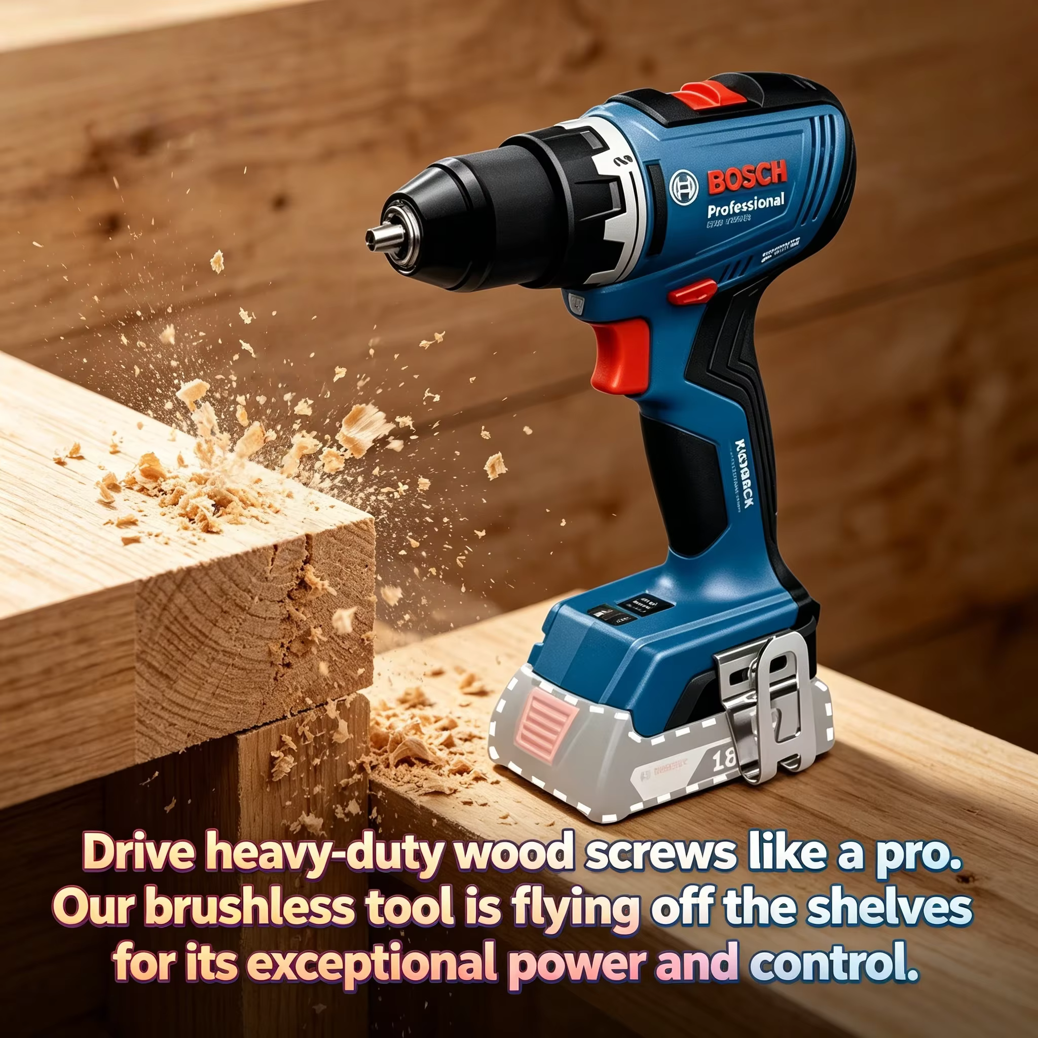 Perceuse-visseuse sans fil BOSCH GSR 18V-65 Brushless