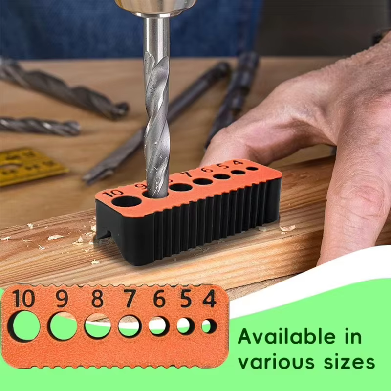 Guide de perçage adapté aux trous de 4/5/6/7/8/9/10 mm, outil de perçage DIY, bloc de perçage, outil de jonction, accessoire de précision multifonctionnel
