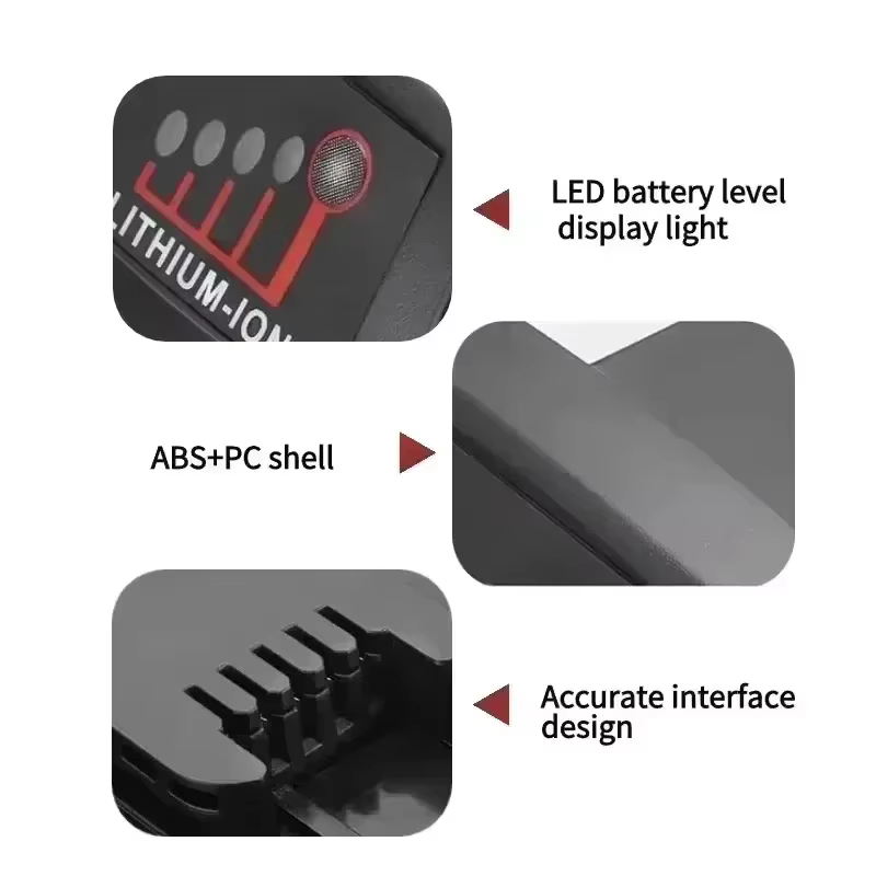 Batterie de remplacement au lithium rechargeable 9