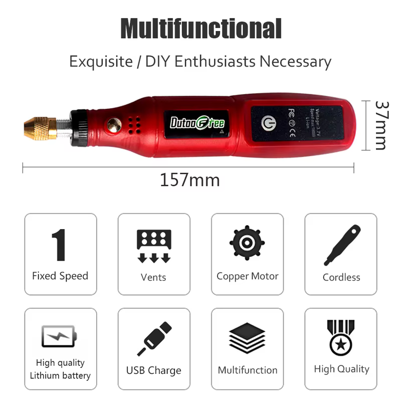 Mini perceuse sans fil portative