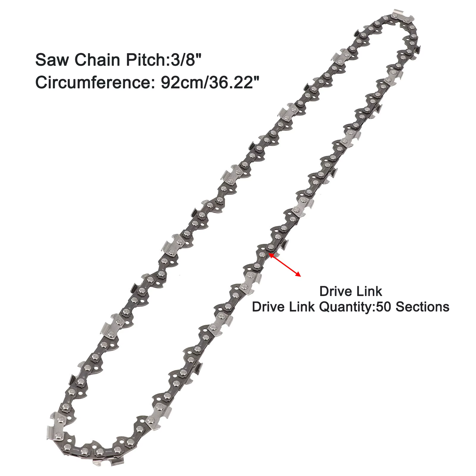 Chaîne de scie 14 pouces pour STIHL M 50 MS170 MS180 M 30 50 Sections