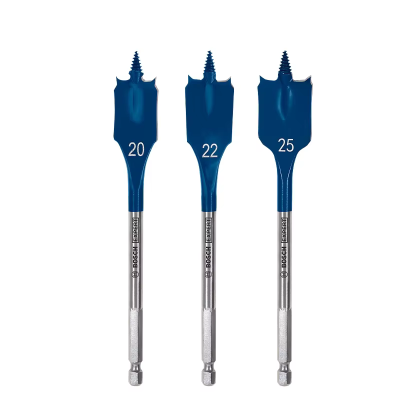Jeu de forets Bosch EXPERT Self Cut Speed Spade à tige longue pour le travail du bois