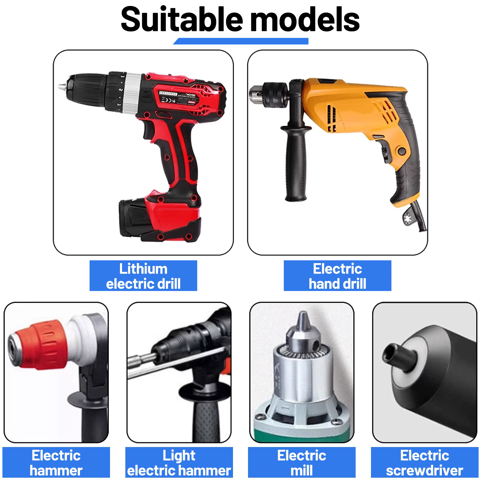 Tête de Conversion de meuleuse de perceuse électrique