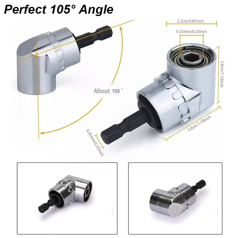 Adaptateur de tournevis pour perceuse d'angle