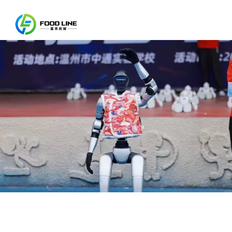 Robot humanoïde polyvalent personnalisé avec fonction d'évitement d'obstacles pour la navigation en intérieur et l'assistance dans les espaces publics