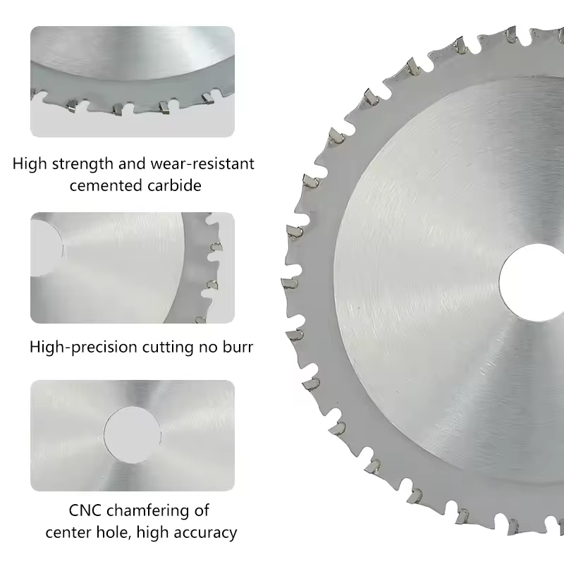 Disque de lame de scie circulaire en carbure pour la découpe des métaux