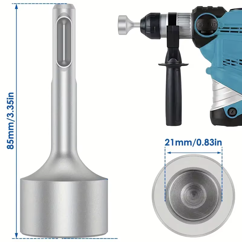 Embout de perceuse SDS Plus pour piquet de terre