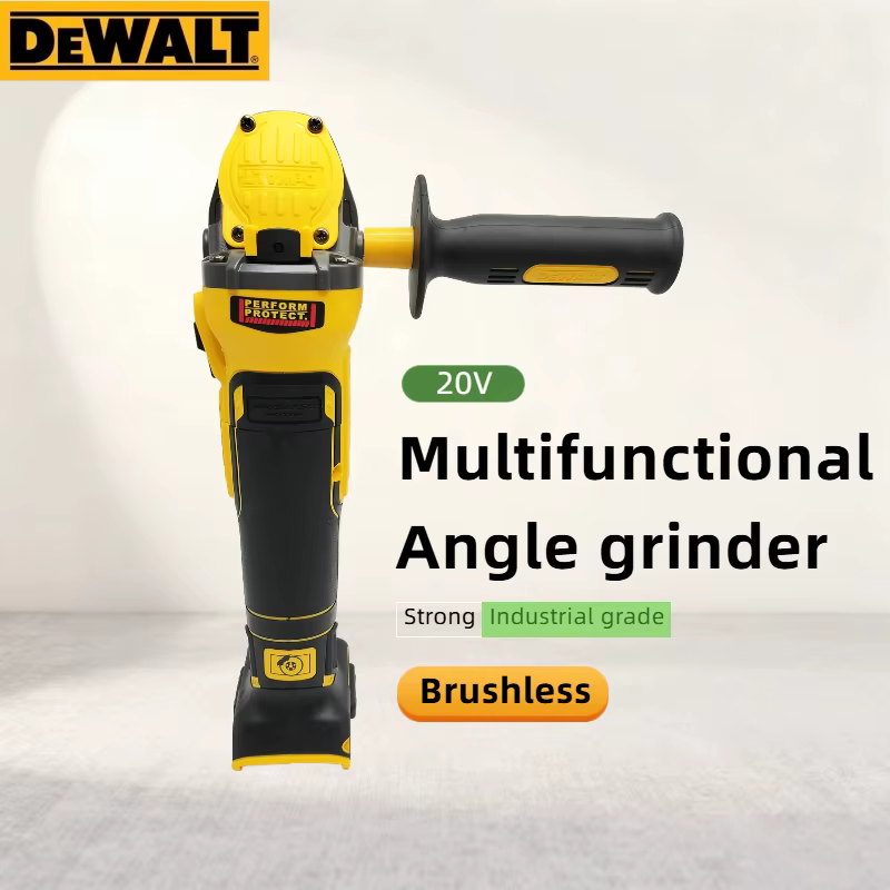 Meuleuse d'angle sans fil DEWALT DCG409 sans balais 20V : machine portable rechargeable de 125 mm pour la découpe