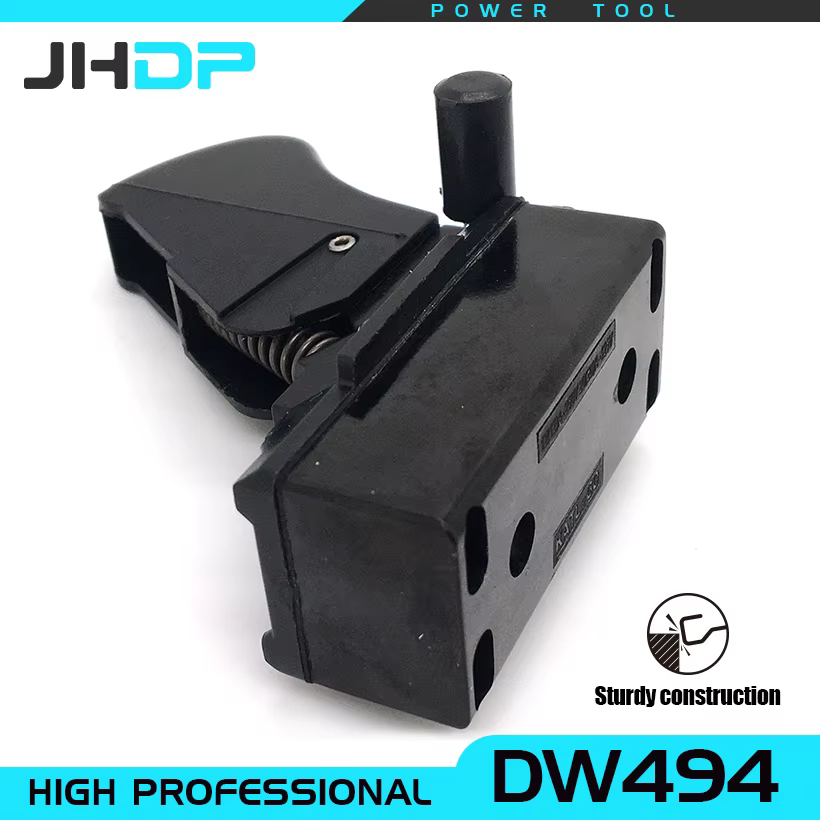 Remplacer pour Dewalt/Black & Decker 131004-00 220V interrupteur-véritable DW494 DW493 DW866 DW488 DW 494 meuleuse outils électriques pièces de rechange