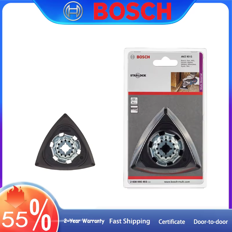 Bosch Starlock AVZ 93 Micro Ptrack Poignée Delta Ponçage Base Compatible