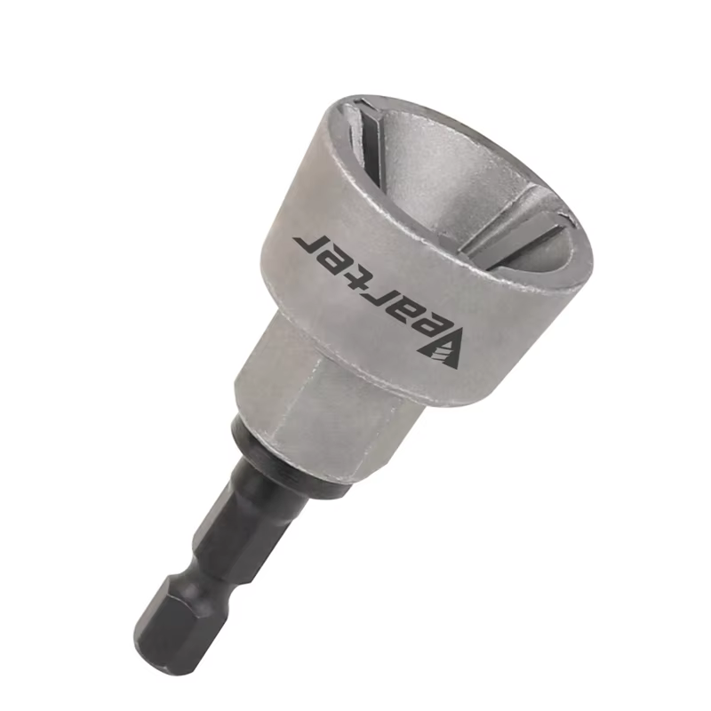 Vearter 20mm ébavurage outil de chanfrein externe foret à lame en carbure avec tige hexagonale de 1/4 ''à dégagement rapide pour enlever l'acier des bavures