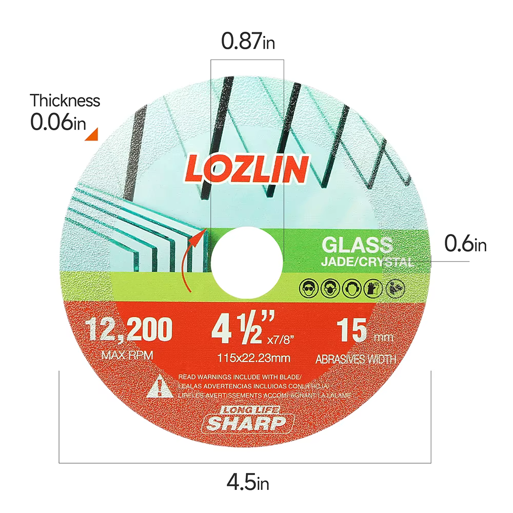 LOZLIN – lame de scie multifonction en diamant brasé