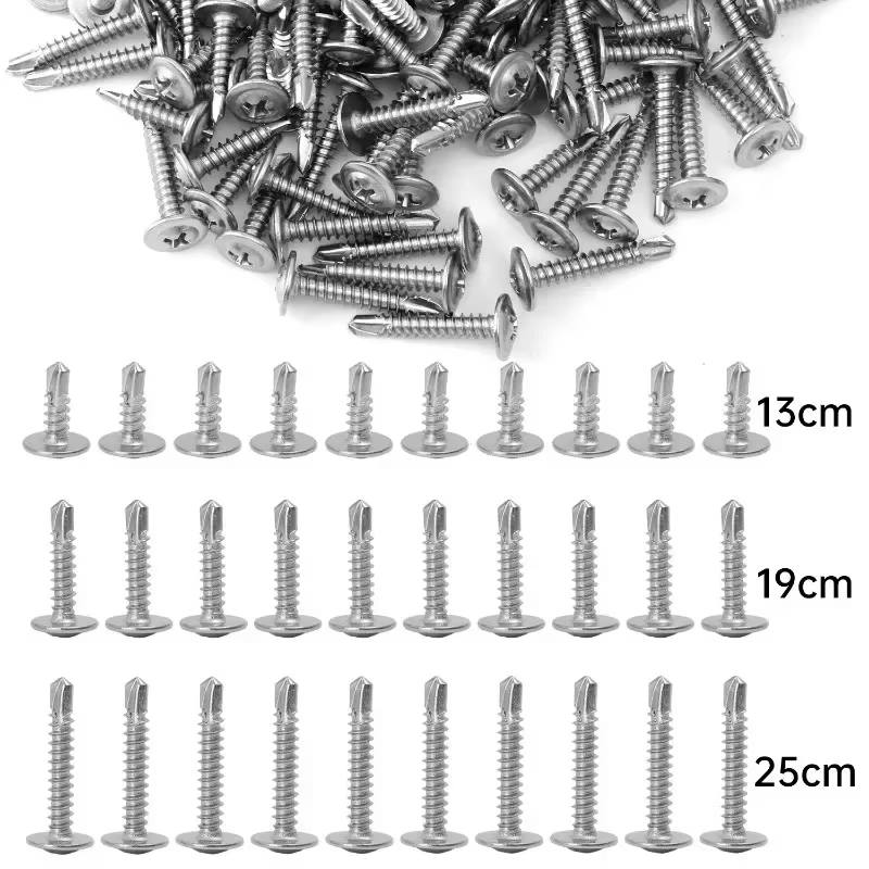 Vis autotaraudeuses en acier inoxydable 20-100x