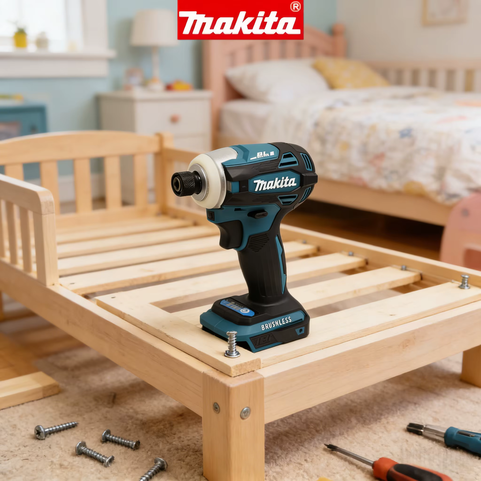 MakitaDTD172 Perceuse à percussion sans fil avec moteur sans balais 18V