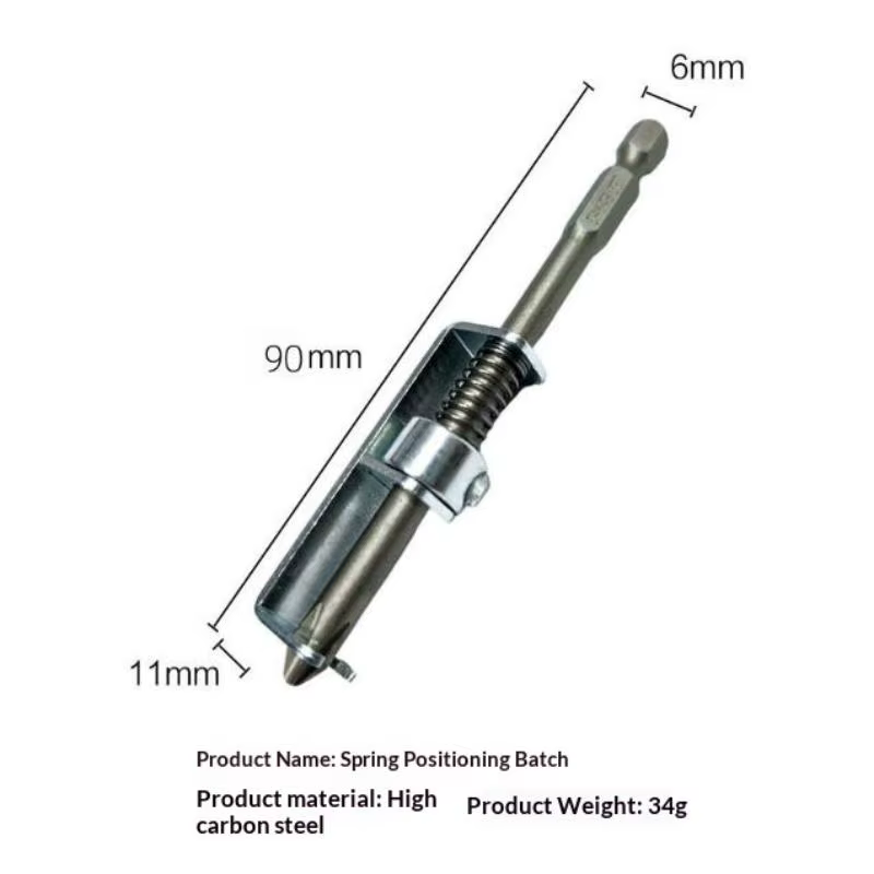 ▩ 1 pièce Mèche de fixation anti-chute pour vis de 90 mm, outil de réparation DIY pour perceuses électriques