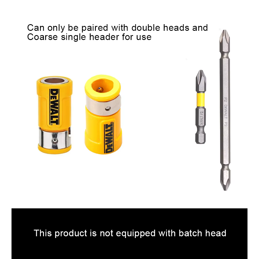 DEWALT DWASLVMF2 Ensemble de 2 douilles magnétiques pour embouts de perceuse