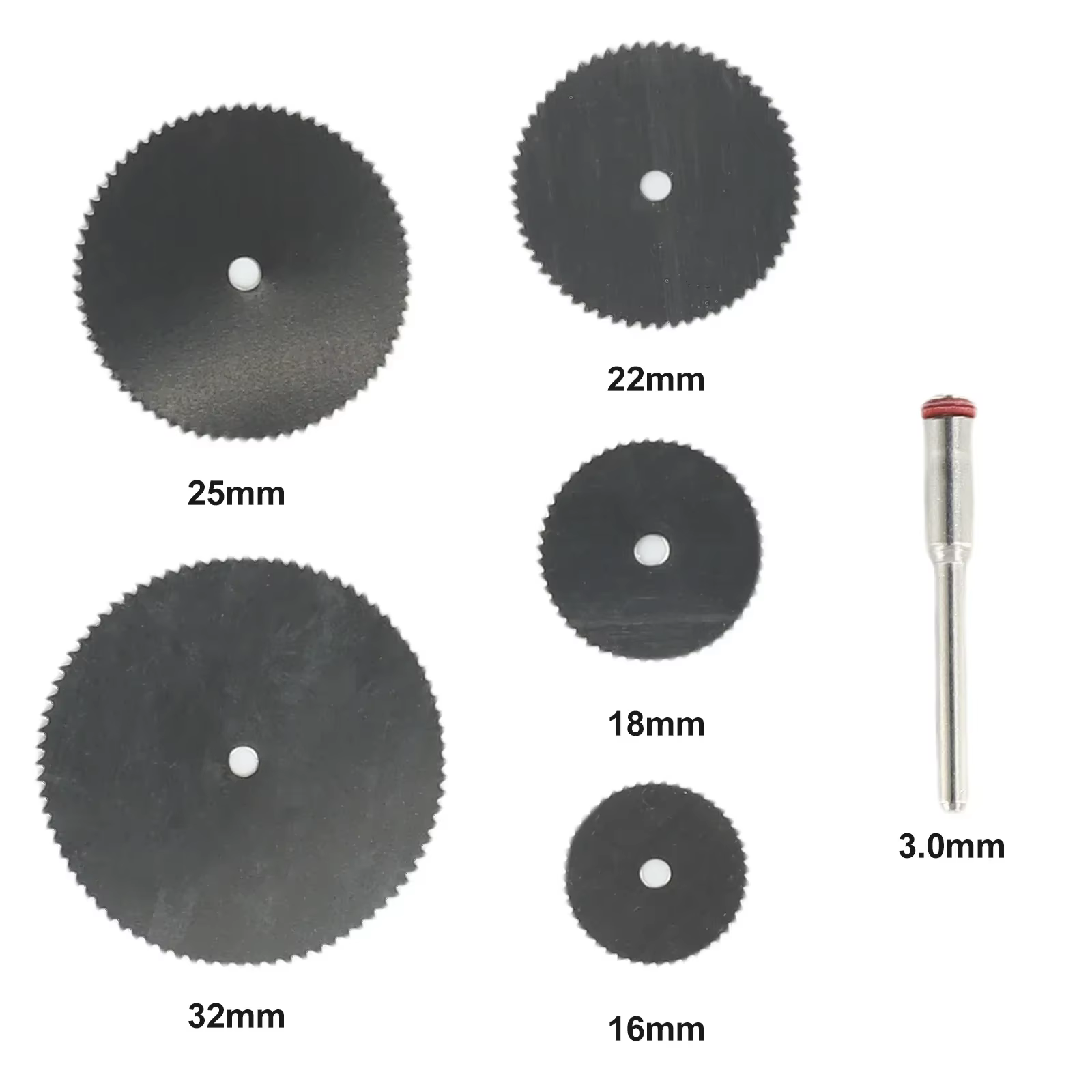 Lame de scie circulaire avec mandrin de 3MM