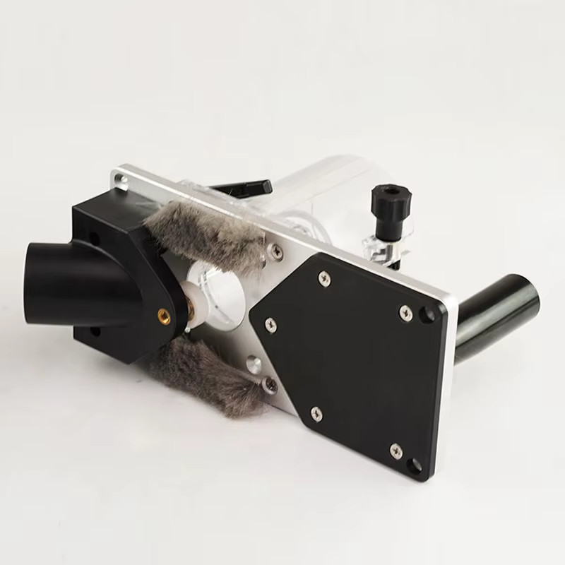 Base de routeur compacte pour machine de fraisage et de découpe avec interface d'aspiration pour accessoires d'outils électriques de travail du bois