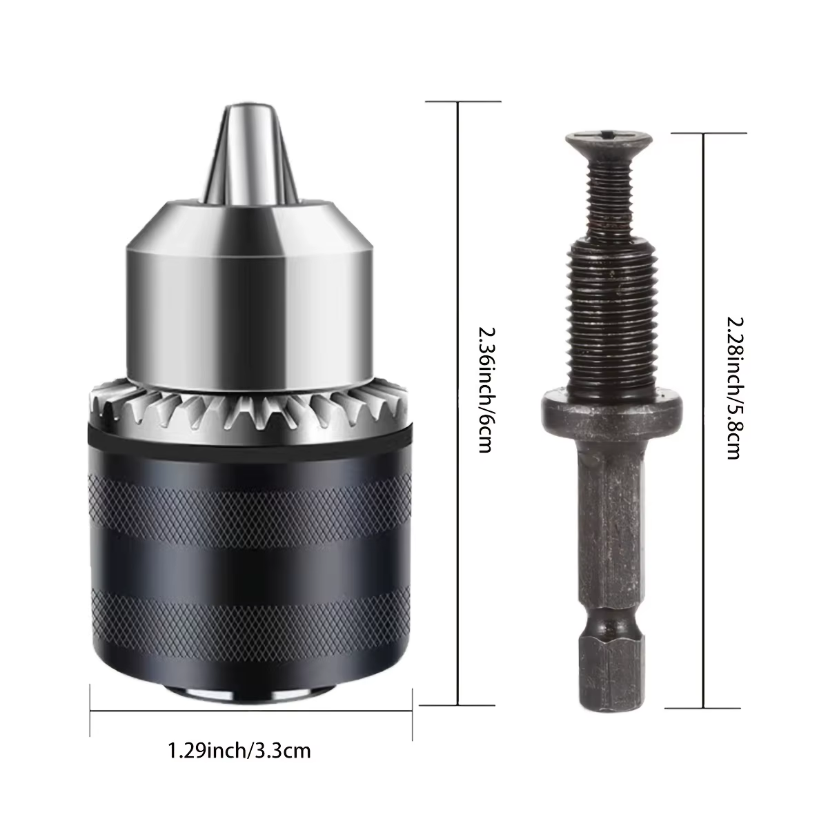 Mandrin de perceuse avec clé 1.5-10mm