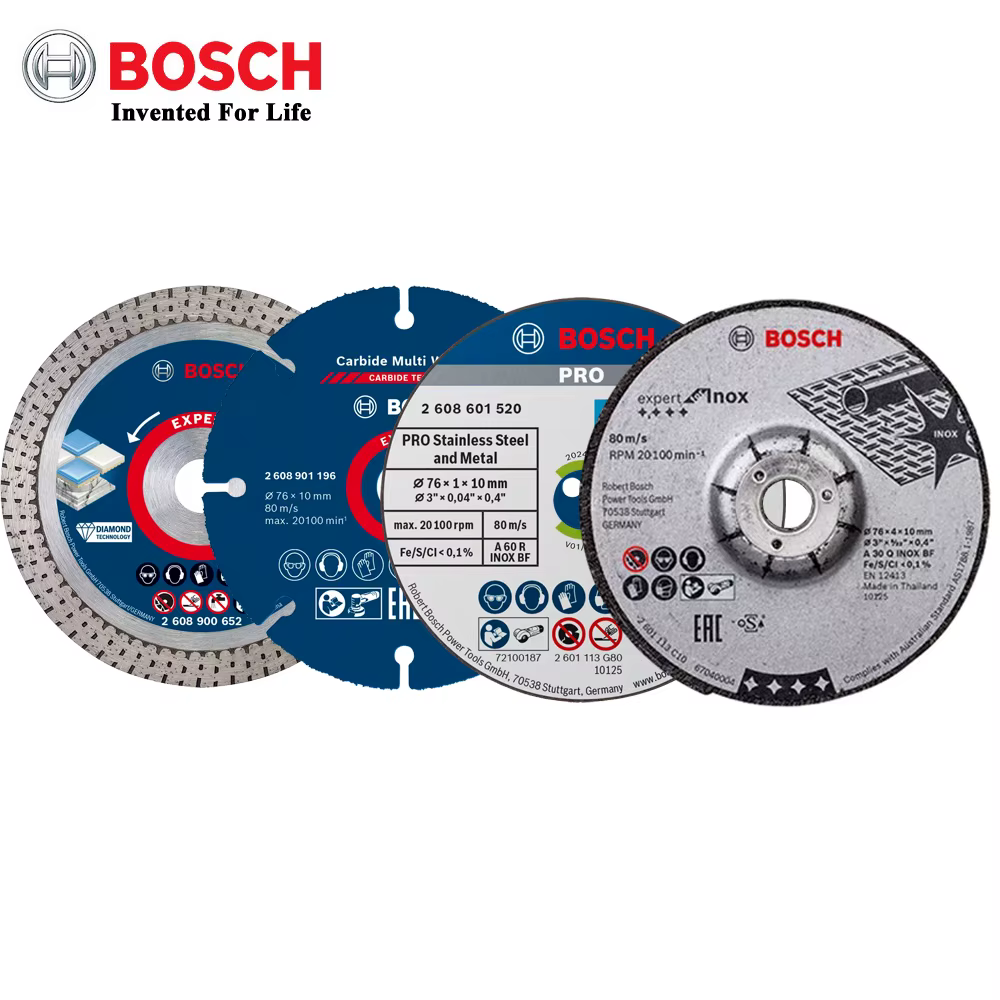 Bosch 76mm disque de meuleuse d'angle en acier inoxydable