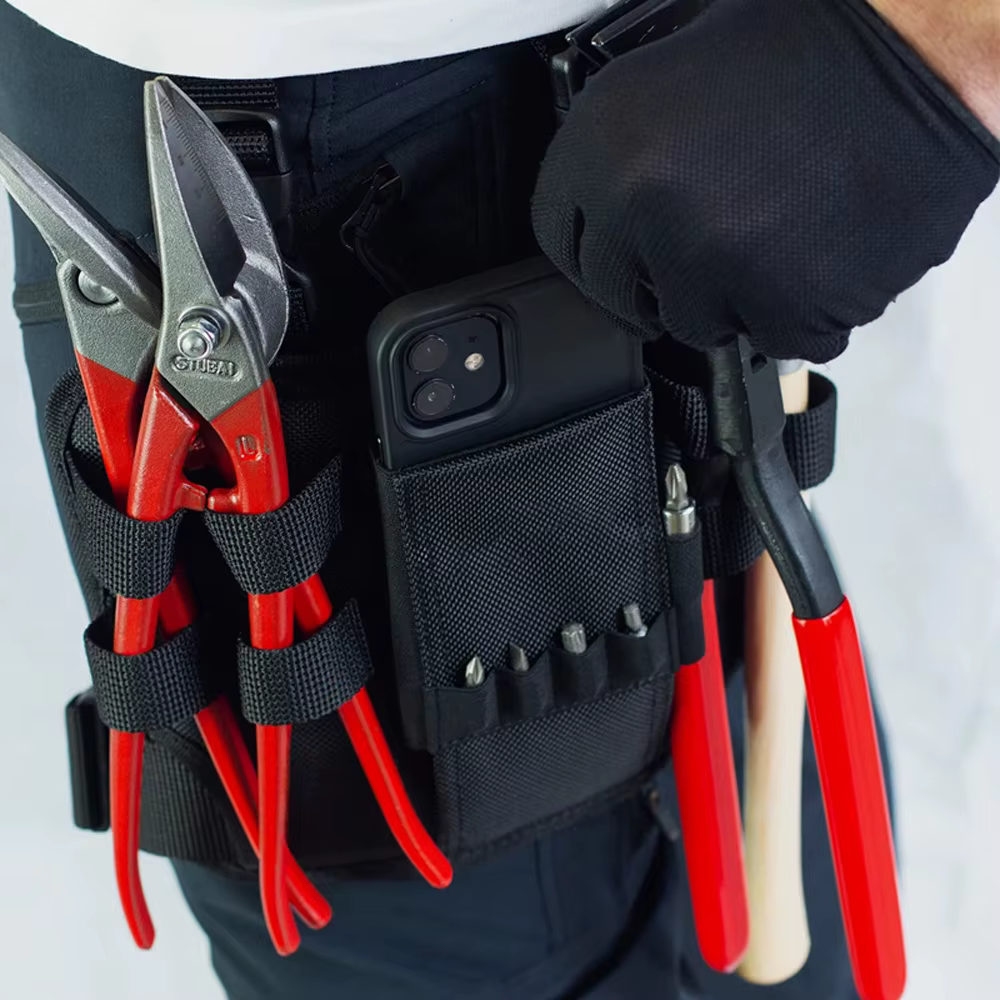 Sac à outils ceinture travail avec clip