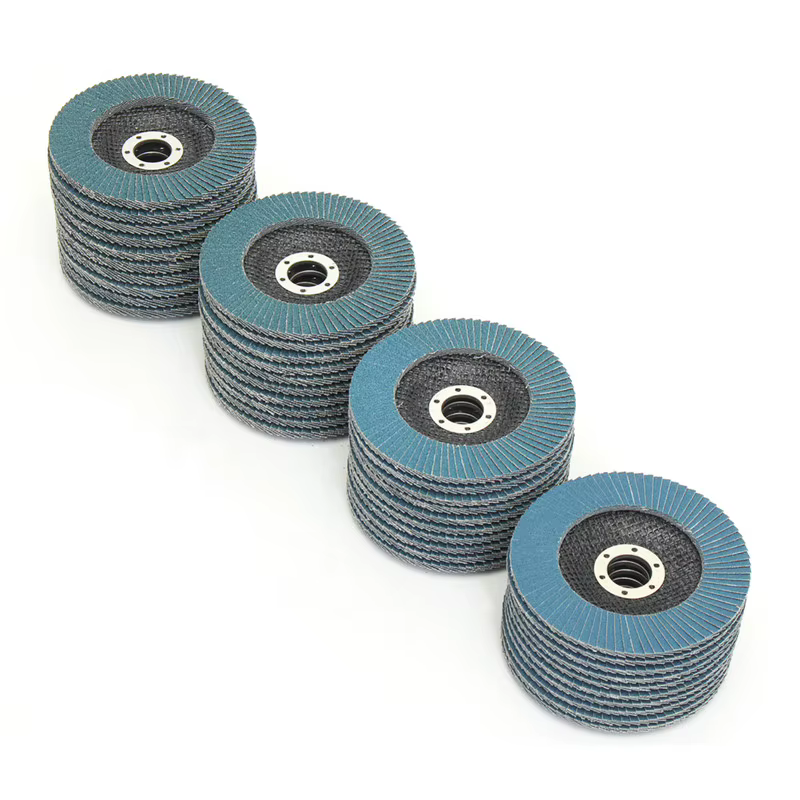 40/60/80120 disques à lamelles 125mm meuleuse d'angle
