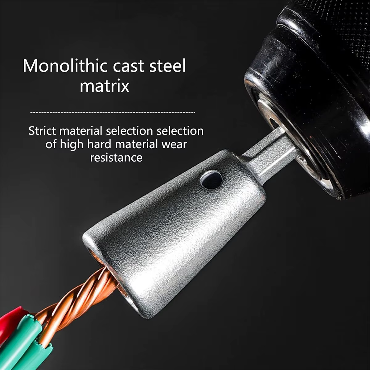 Outil de torsion de fil pour perceuse
