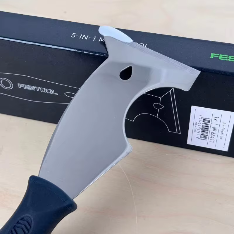 FESTOOL 66411 Couteau à mastic 5 en 1 | Extracteur d'ongles mélangeur grattoir | Portable pour la réparation de la