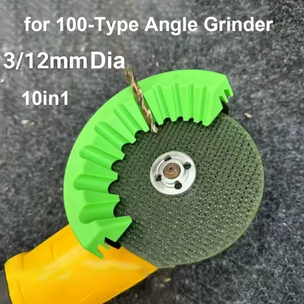 Nouveau 10in1 multifonctionnel perceuse meuleuse Support ABS pratique foret outil de meulage facile à utiliser fixation