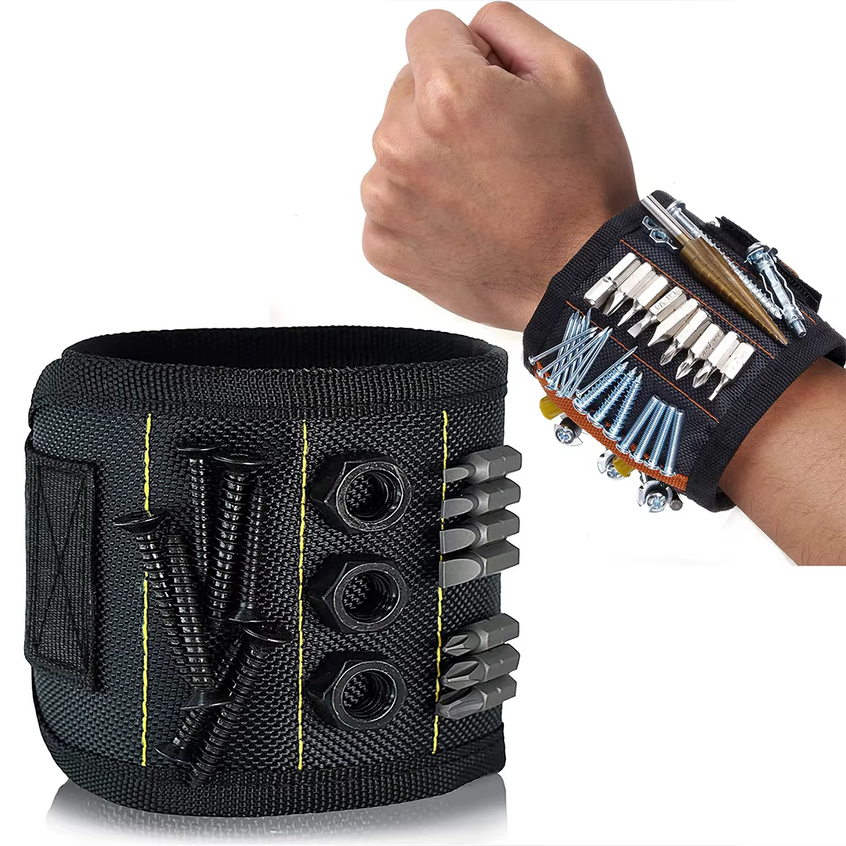 Bracelet magnétique pour maintenir les vis