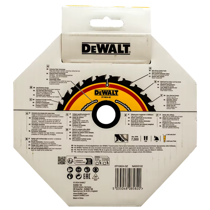 DEWALT EXTREME 2X Life Lame de scie circulaire pour la coupe du bois