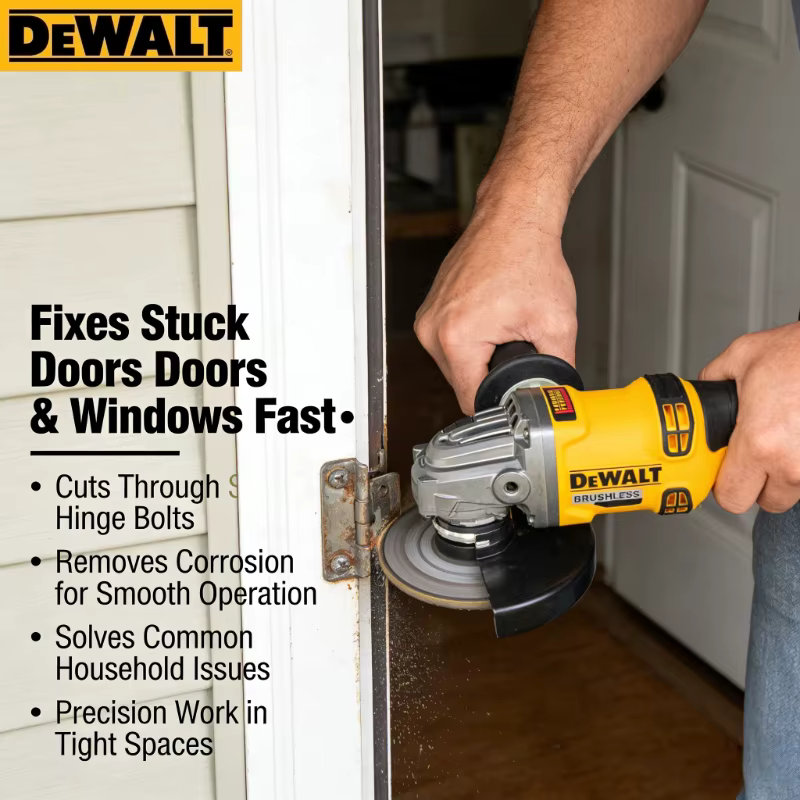 Meuleuse sans fil DEWALT DCG414 (125 mm) : Outil multifonction pour la découpe et le polissage intensifs