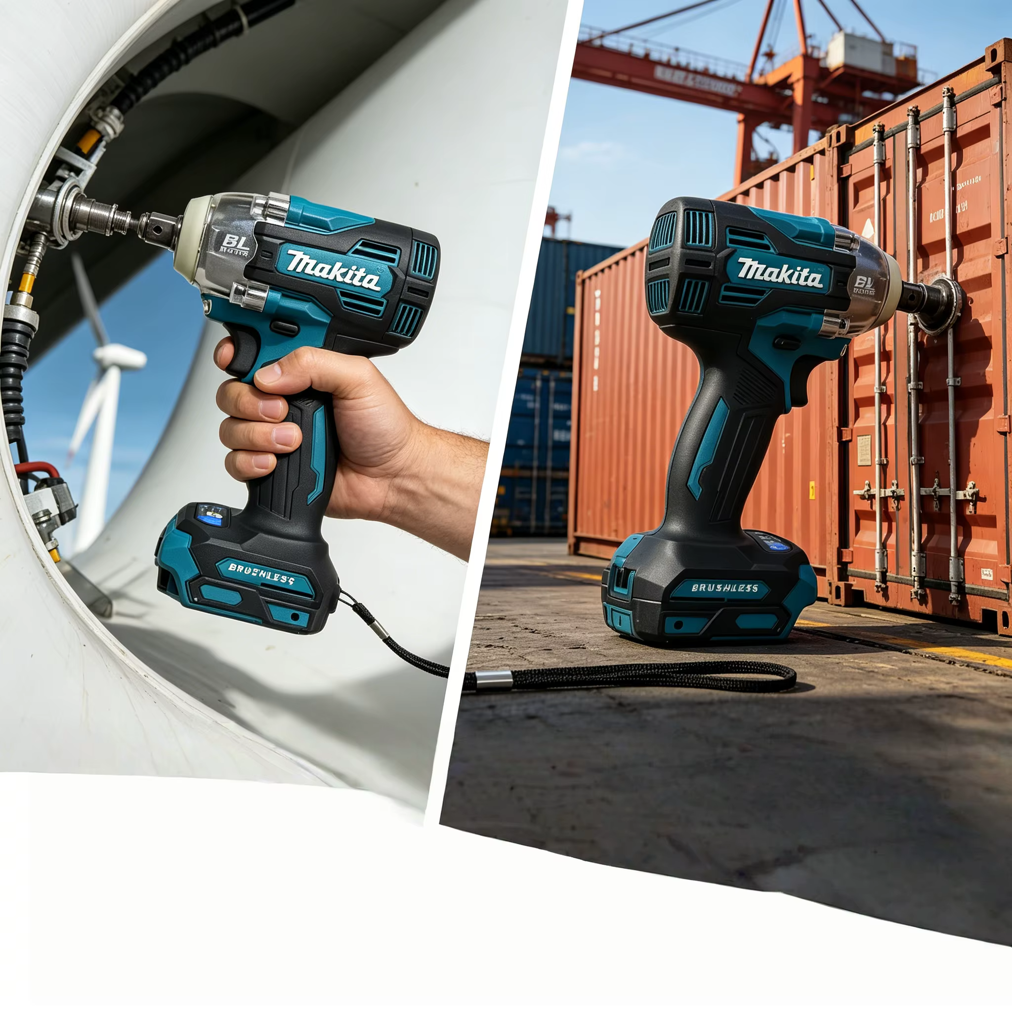 Makita Professional TW004G 18V Tournevis et perceuse électriques sans balais (sans batterie)