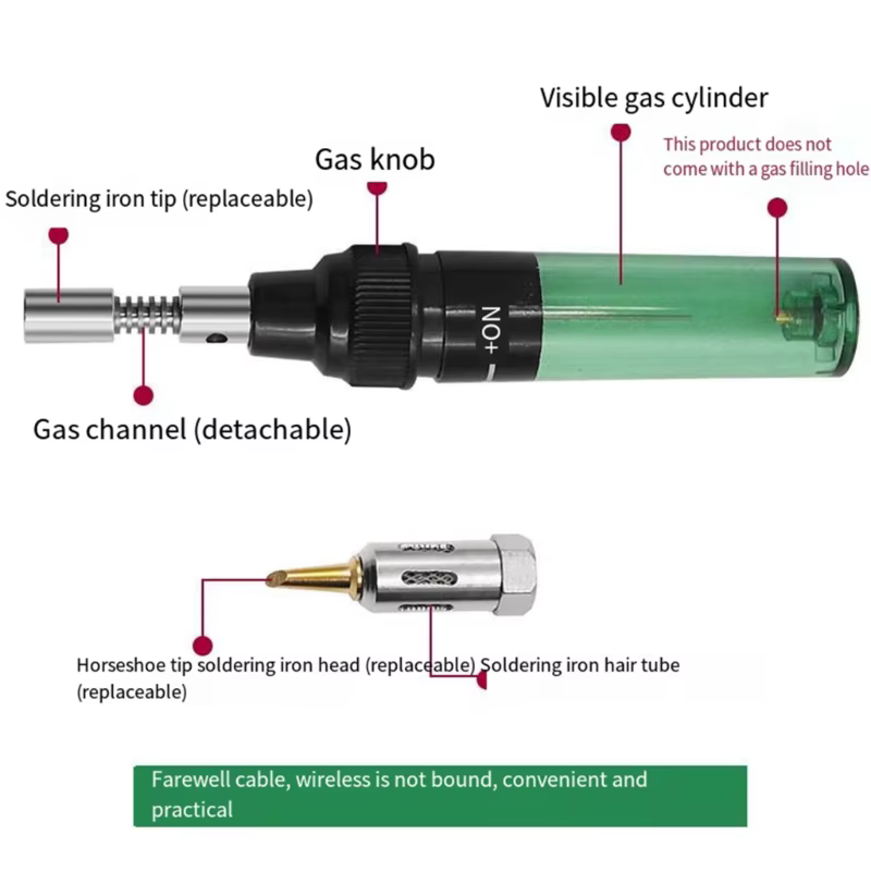 Ensemble de fer à souder au gaz multifonctionnel - Équipement de soudage