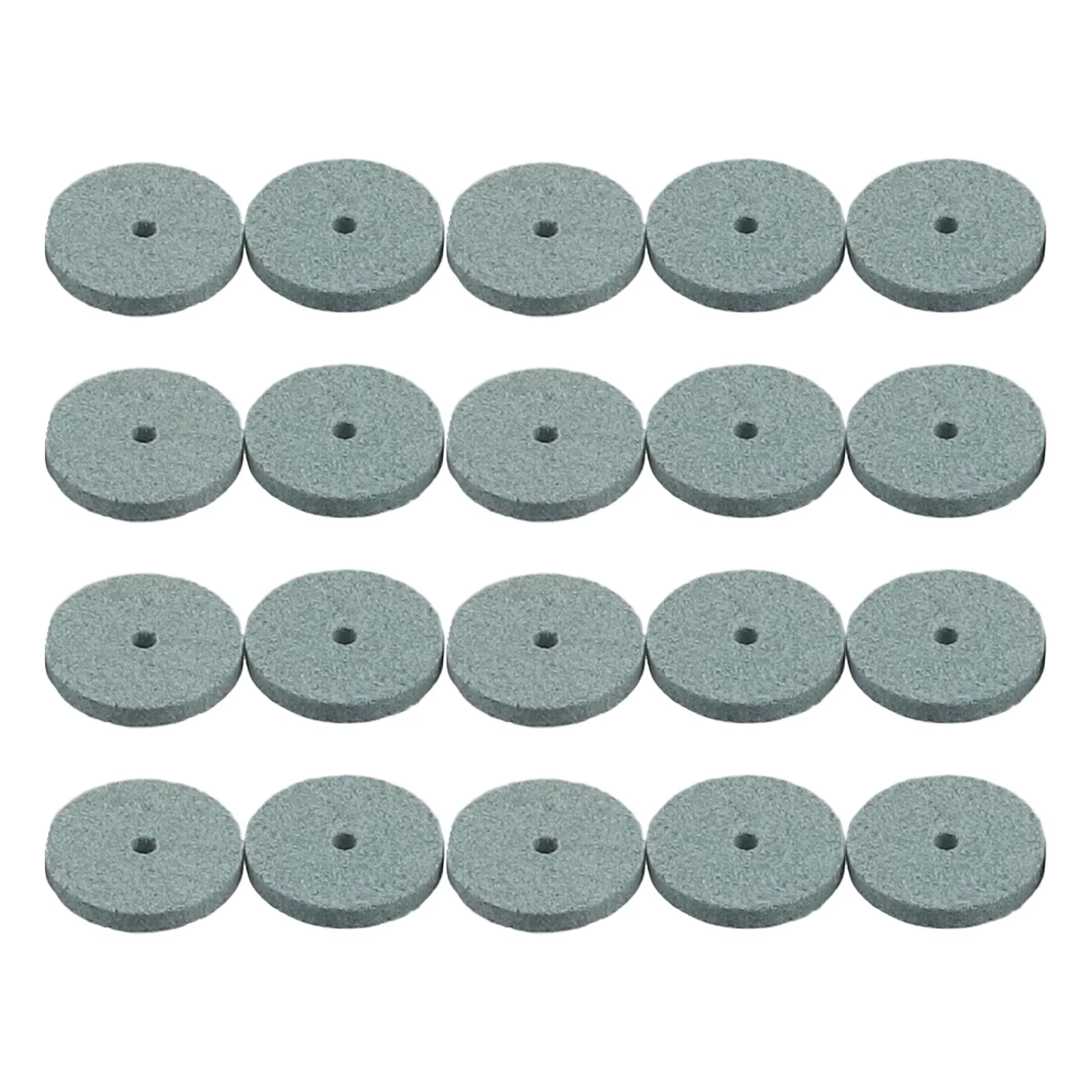 Lot de 20 tampons abrasifs de polissage de 20 mm pour mini perceuse meuleuse avec tige de 2