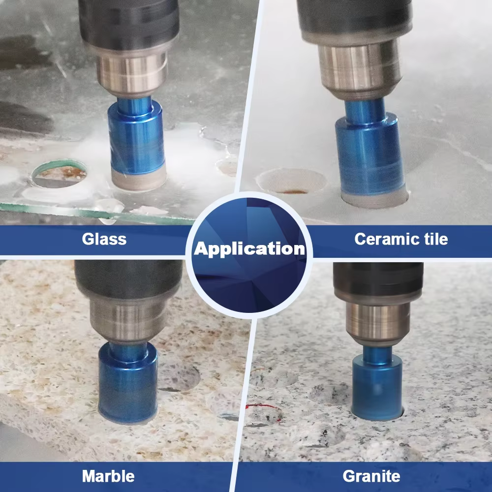 BRSCHNITT foret à verre diamant pour le perçage