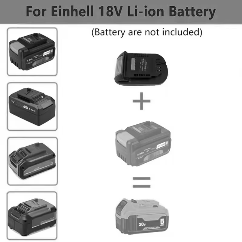 Pour Einhell vers pour Dewalt adaptateur