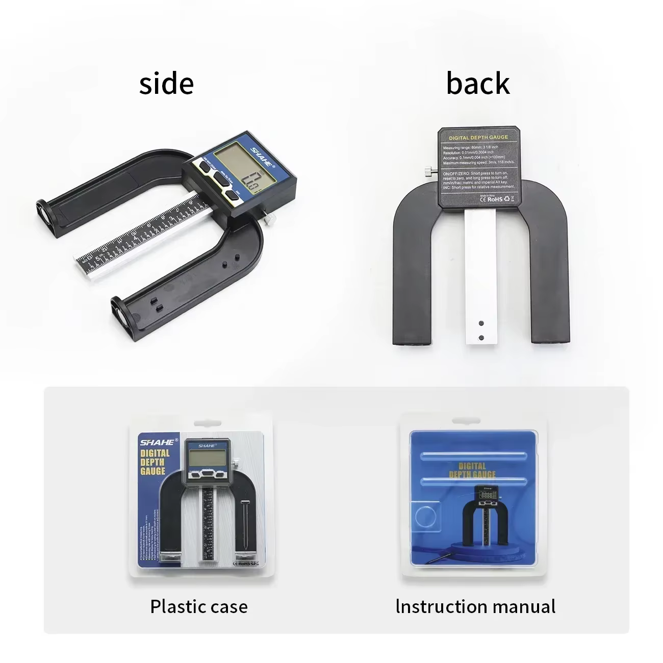 SHAHE Electronic-Jauge de profondeur recommandée