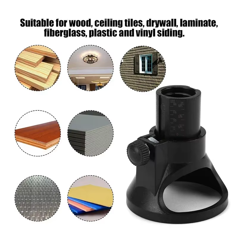 Guide de fixation pour fraise rotative