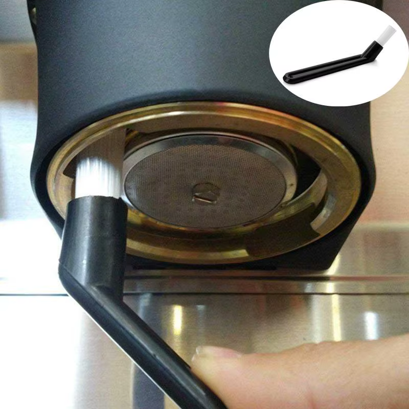 Brosse de nettoyage de poussière de café, brosse de nettoyage de Machine à expresso, poignée en plastique, outils de nettoyage de brosse, brosse de nettoyage de café