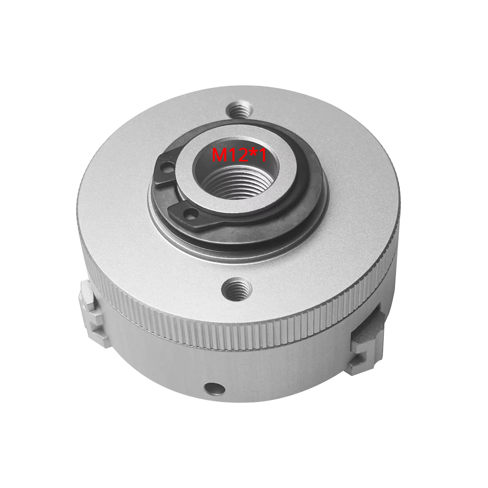 Mini mandrin à trois mâchoires de 50mm pour meuleuse d'établi de tour, perceuse électrique en alliage d'aluminium, mandrin de tournage à centrage automatique pour le travail du bois