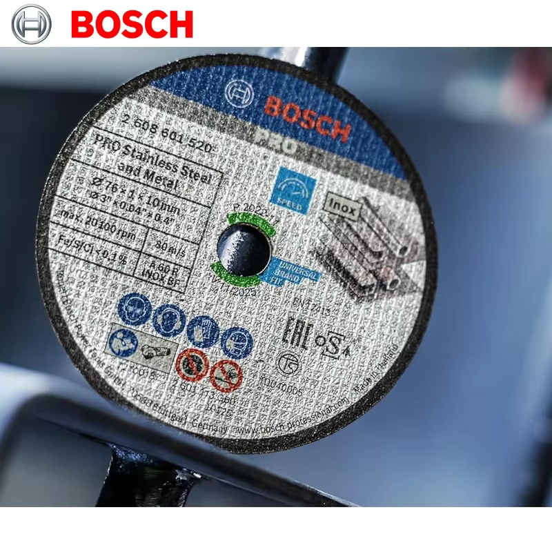 BOSCH 2608601520 PRO acier inoxydable et métal pour mini meuleuse d'angle 5 pièces lame de scie 76 × 10 MM
