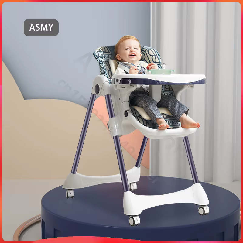 Chaise de salle à manger/chaise de salle à manger multifonctionnelle pour enfants/chaise de salle à manger pliante/chaise de salle à manger à hauteur réglable facile à transporter