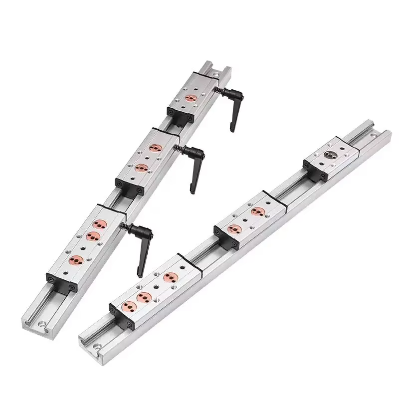 Guide linéaire à deux axes intégré argenté, glissière à rouleaux SGR10, bloc SGB10, guide SGR10, longueur 300, 500, 600, 1000, glissière de travail de calcul, 28mm