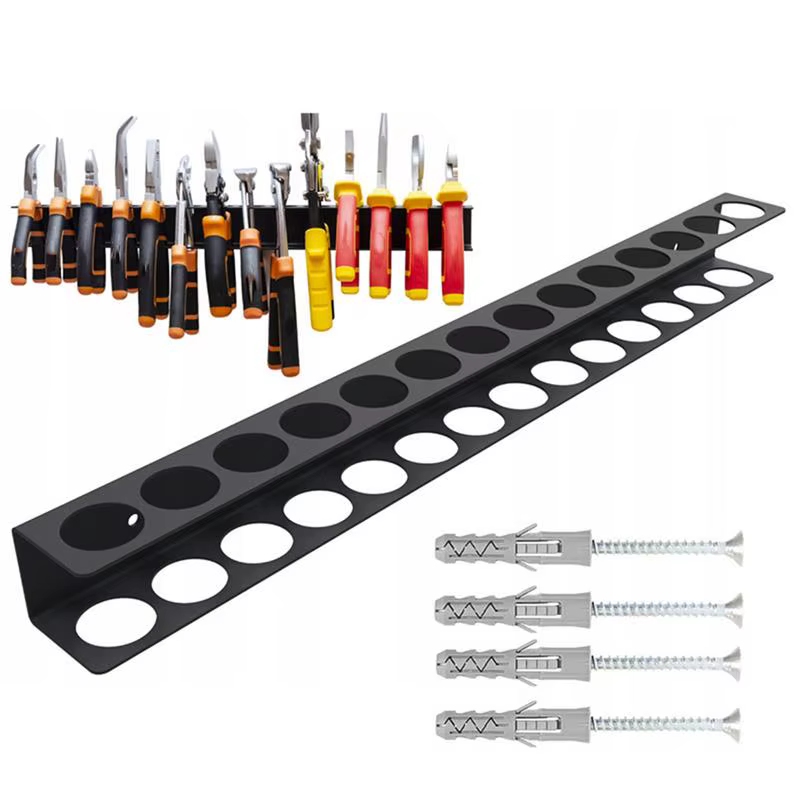 Support mural pour outils – Boîte de rangement robuste pour tournevis et vis